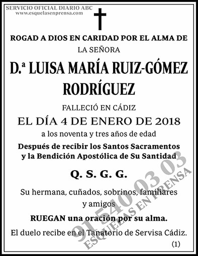 Luisa María Ruiz-Gómez Rodríguez